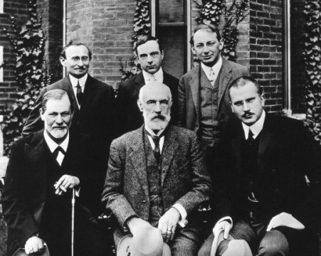 Freud, Stanley Hall, Jung; A. Brill, Ernest Jones, Sandor Ferenczi